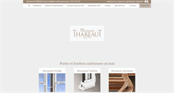 Desktop Screenshot of menuiserie-thareaut.com